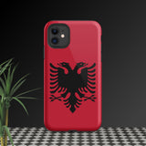 Albanian flag iPhone case | Albanian eagle | Flamuri Shqiptar