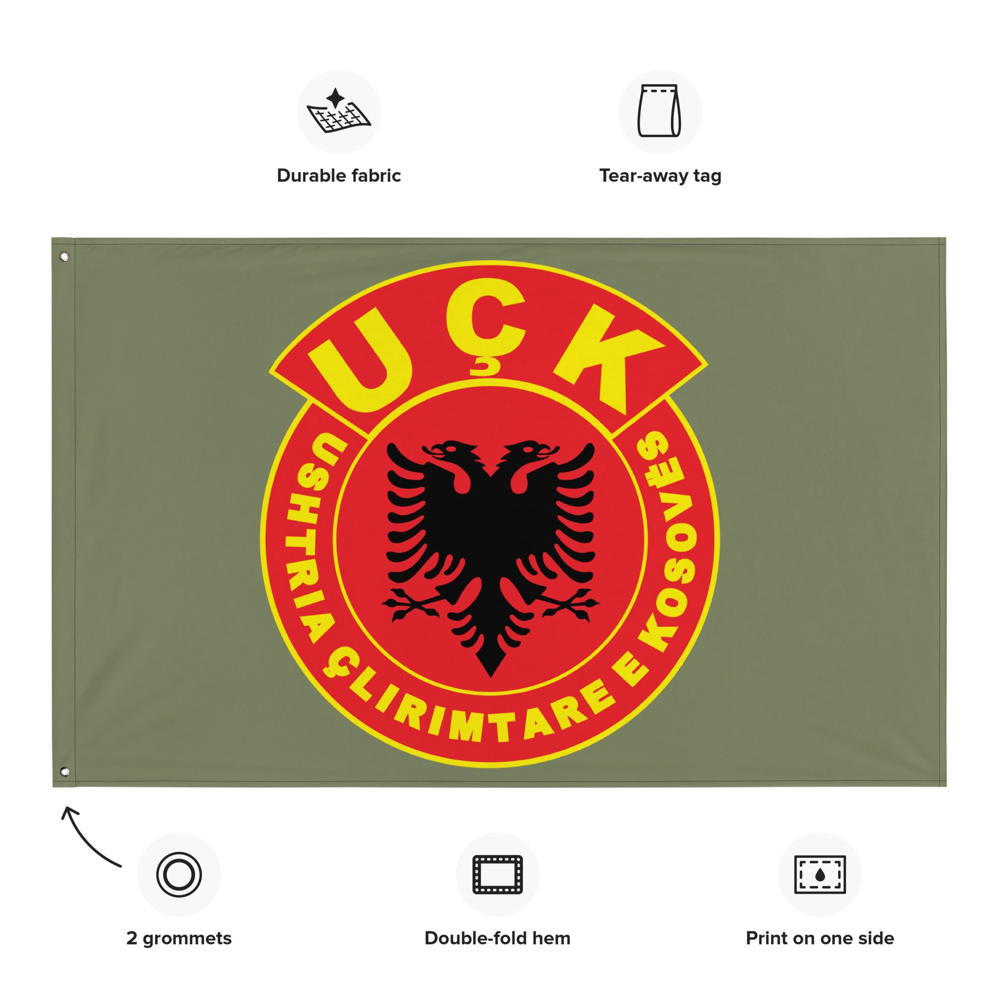 UCK Flag | Ushtria Clirimtare e Kosoves | KLA | Flamuri UCK