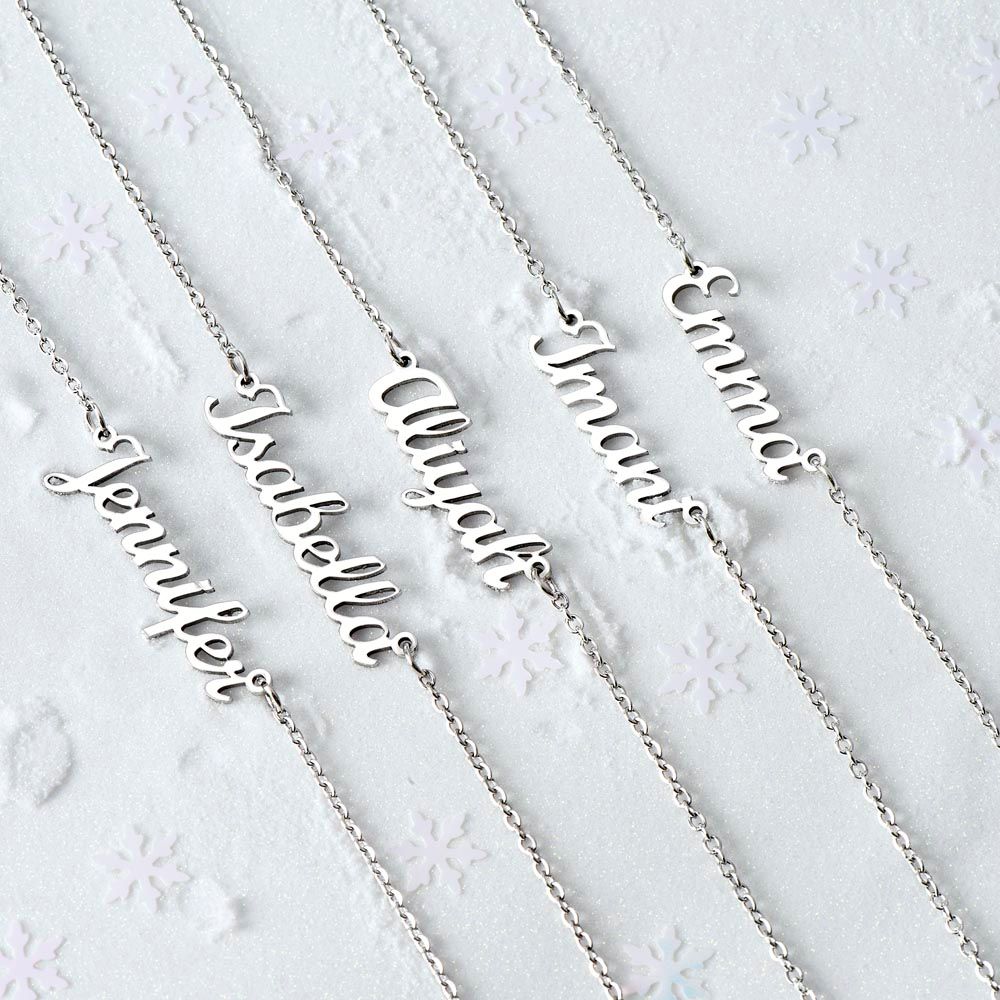 Personalised name neckle
