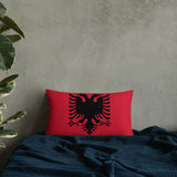 Albanian flag Basic Pillow | Jastek me flamurin shqiptar