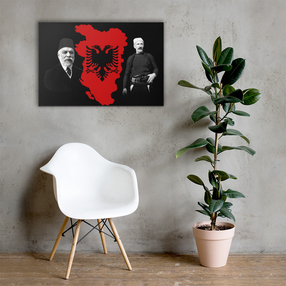 Autochthonous flag Canvas print | Flamuri autokton i shqiperise etnike.