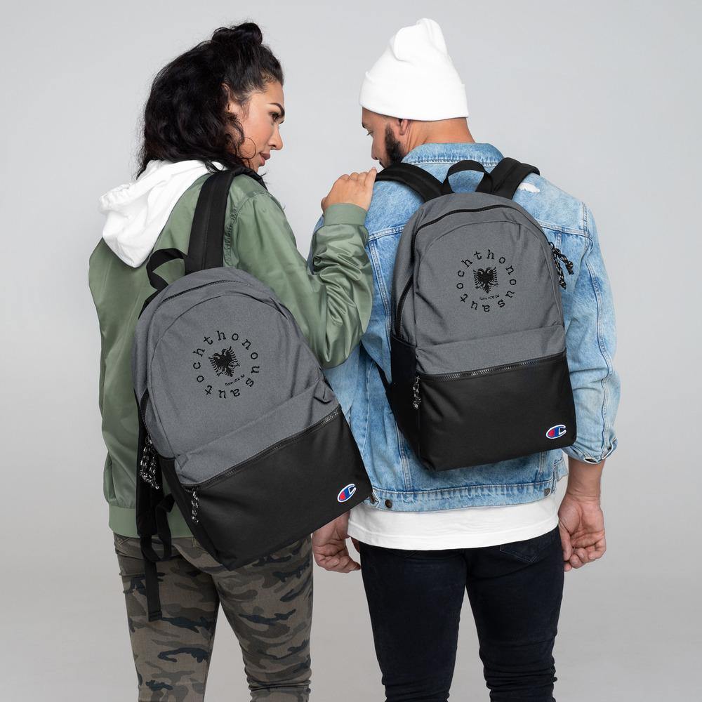 Autochthonous Embroidered Champion Backpack - Autokton Store
