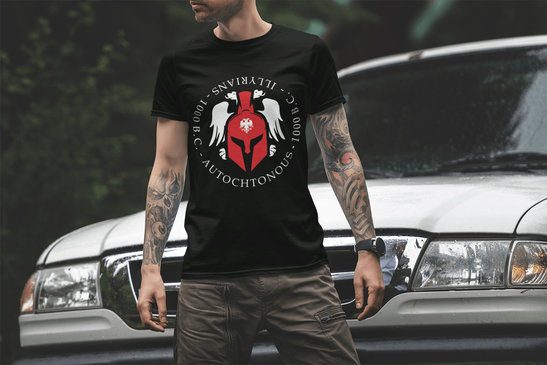 Illyrians Eagle Unisex T-Shirt | Albanian Autochthonous - Autokton Store