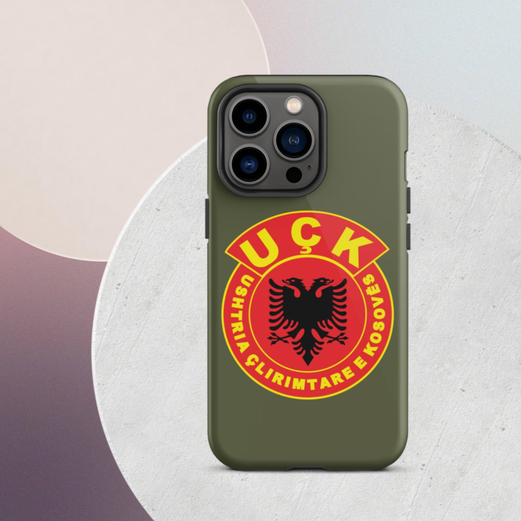 UCK camo iPhone case | UÇK | Ushtria clirimtare e Kosoves | UQK
