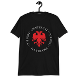 Short-Sleeve Unisex Illyrinas Eagle black T-Shirt - Autokton Store