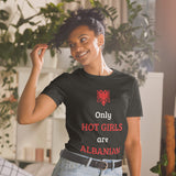 Hot Albanain girl Short-Sleeve Unisex T-Shirt