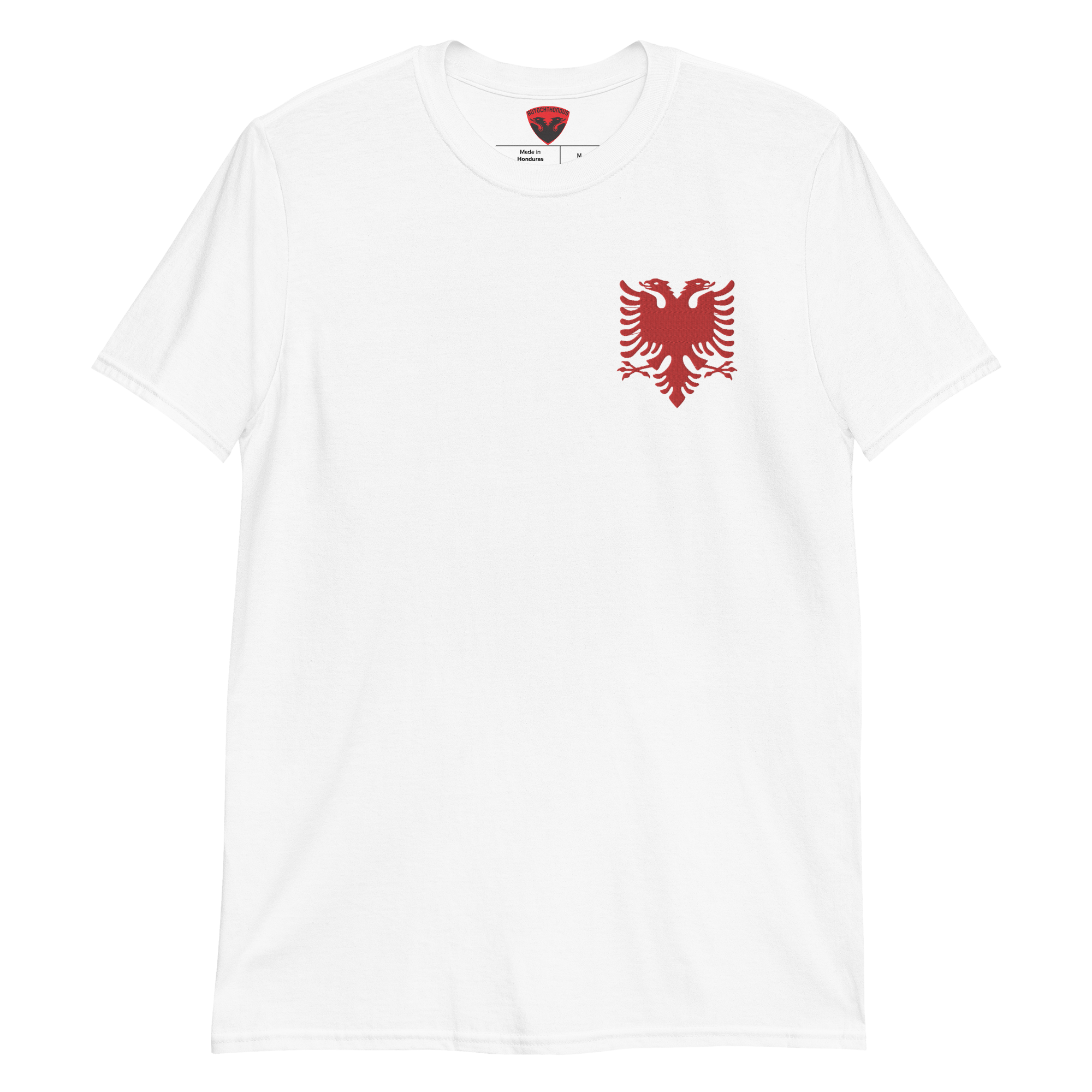 Short-Sleeve Albanian embroidered eagle Unisex T-Shirt